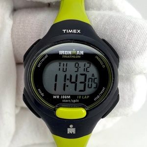 Timex Ironman Triathlon Women’s Indiglo 10 Lap Digital Watch T5K527
